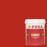 Pintura plástica mate proamat antimoho naranja coral